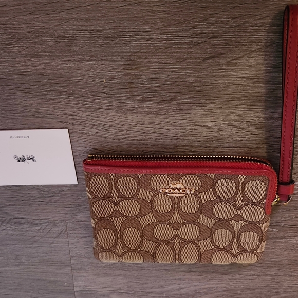 Coach Monogram Wristlet - Picture 3 of 5